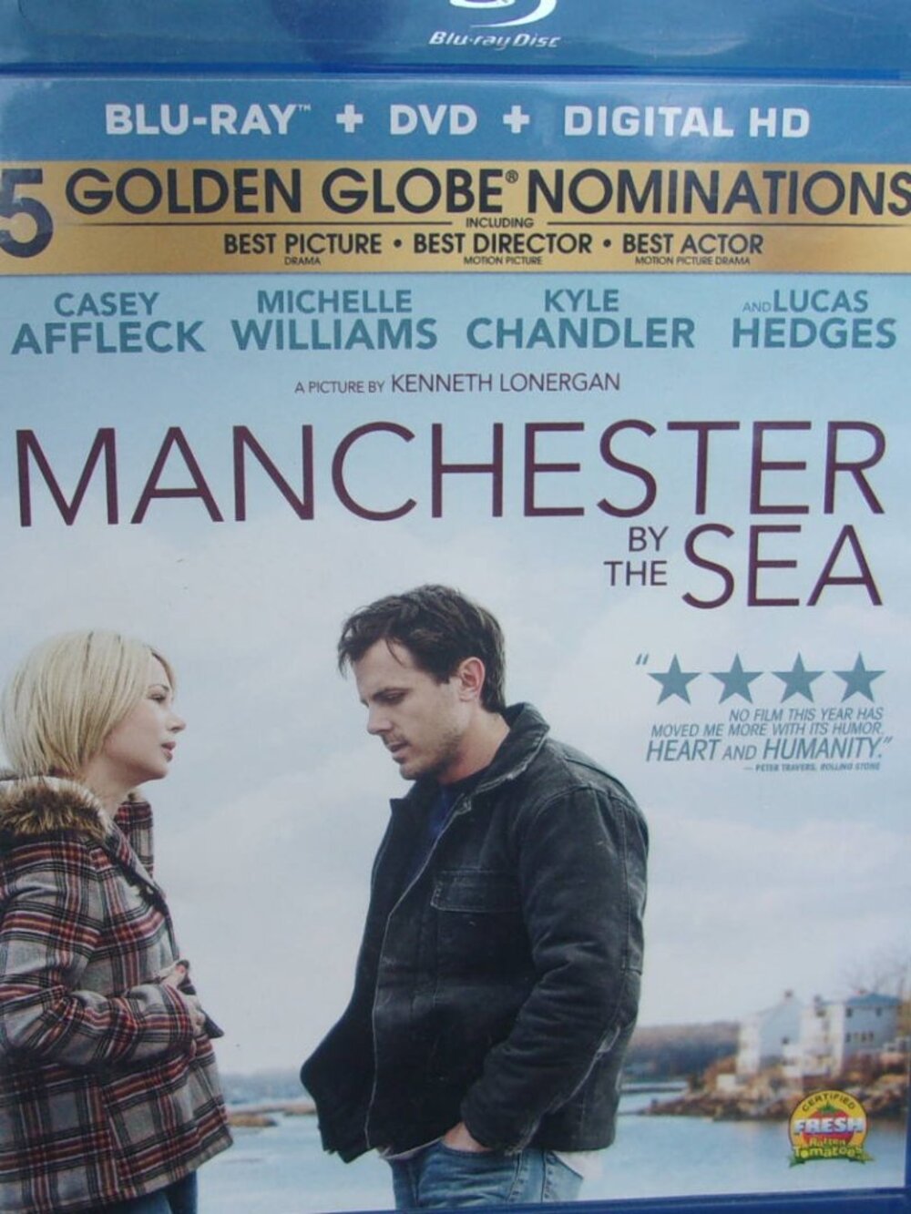 Blu-Ray DVD Manchester By The Sea